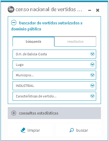 Panel de consultas CNV